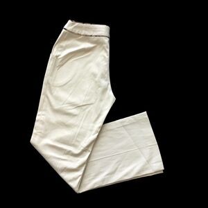 Vintage 90s-Y2K Roth LeCover Womens Pants Size 4 Flat-Front Career Slacks Beige